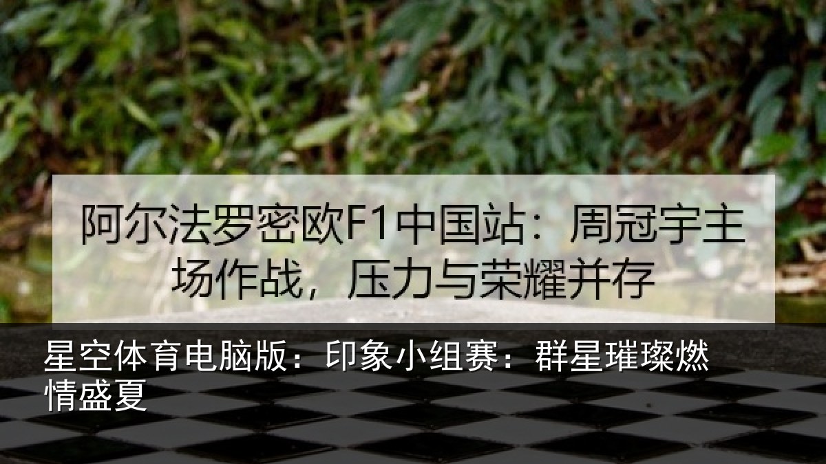 星空体育电脑版：印象小组赛：群星璀璨燃情盛夏